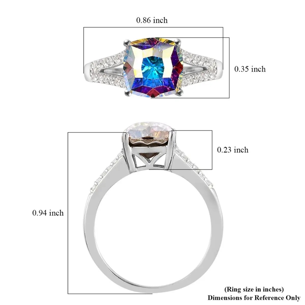 Host Pick 🌟Aurora Borealis Swarovski Crystal Ring - Picture 6 of 7